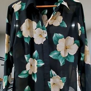 New York & Co Floral Blouse